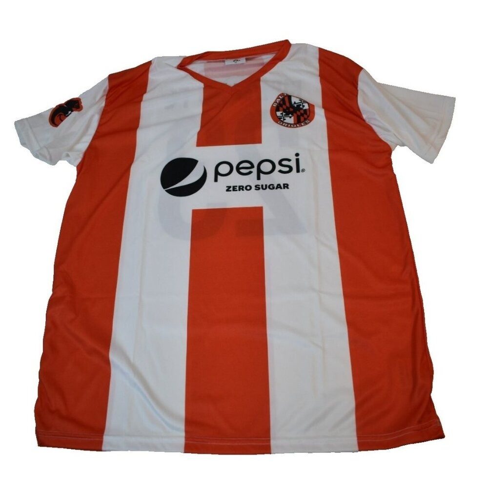 Baltimore Orioles Pepsi Zero Sugar Birdland #23 Soccer Jersey Giveaway SGA XL